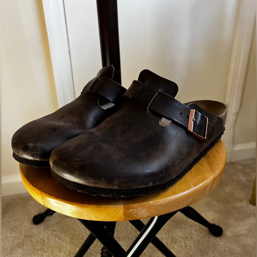 Birkenstock Dark Brown Leather Loafers